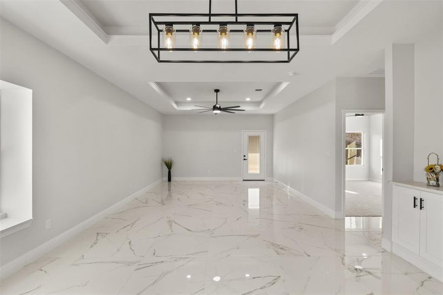 Spacious, unfurnished interior of a new home in , Pelican Bay (Image 14).