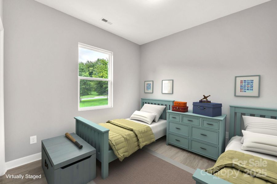 Furnished interior view inside a new home in , Statesville (Image 16).