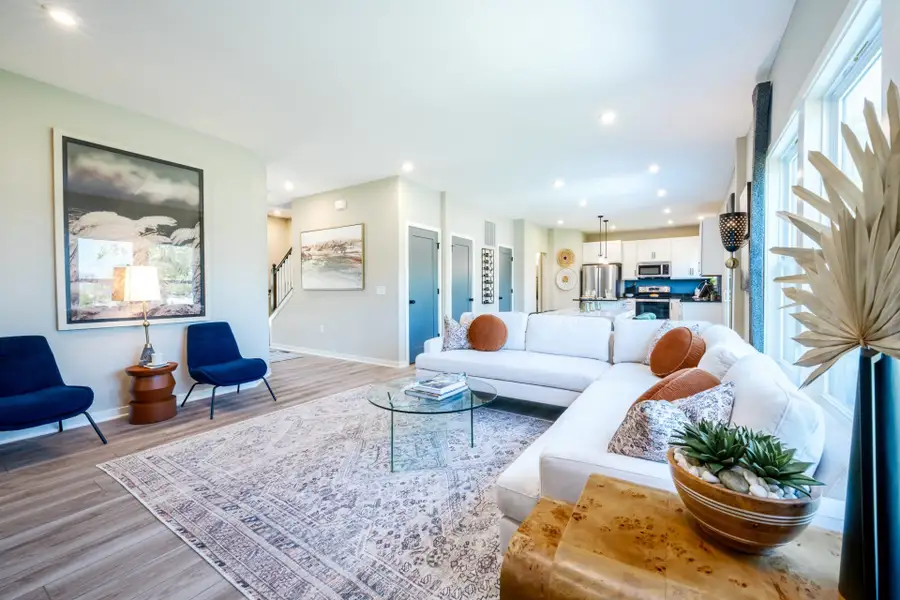 Representative furnished interior of a home built from the Greenbriar by Fischer Homes in Crossvine Estates, Hoschton (Image 6).