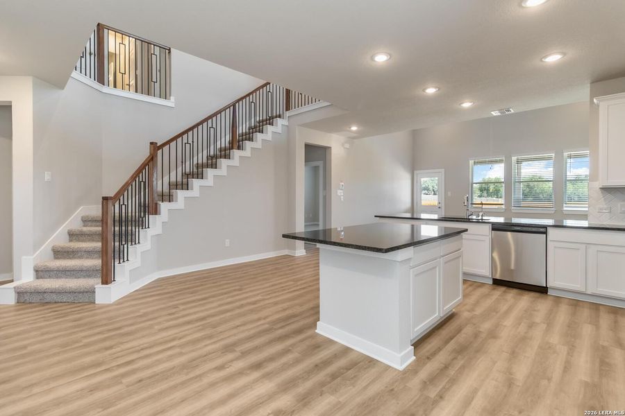 Furnished interior view inside a new home in Hickory Ridge, Elmendorf (Image 3).