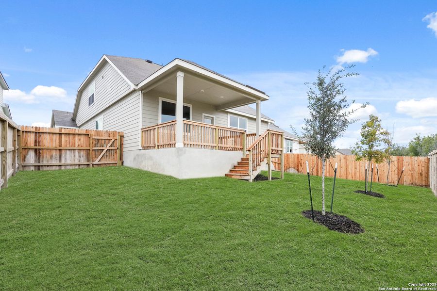 Exterior details and patio area of a home in Hunters Ranch, San Antonio (Image 2). Exterior details and patio area of a home in Hunters Ranch, San Antonio (Image 2).