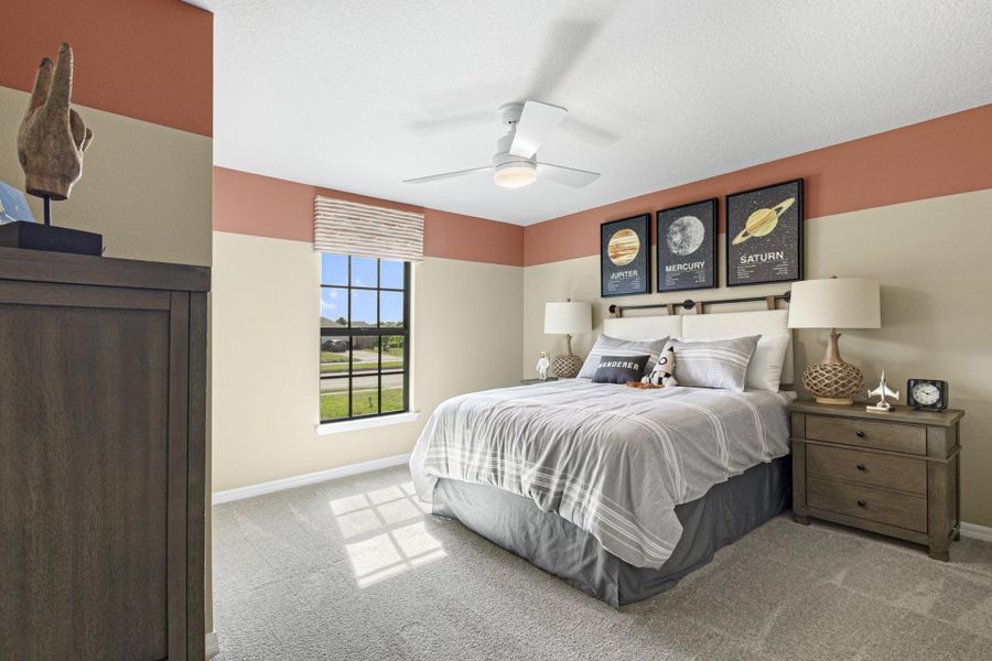Representative furnished interior of a home built from the St Augustine by Christopher Alan Homes in Palm Bay, Palm Bay (Image 34).