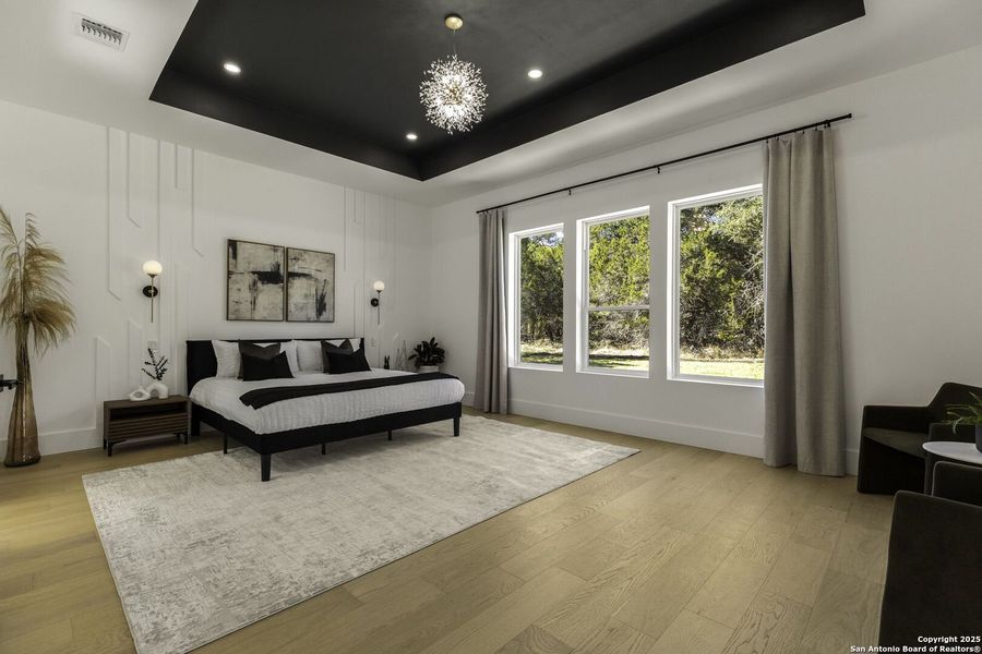 Furnished interior view inside a new home in , Boerne (Image 27).