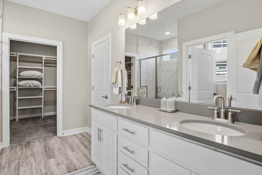 Furnished interior view inside a new home in Bridgewater - Waterside Village, Little River (Image 11).