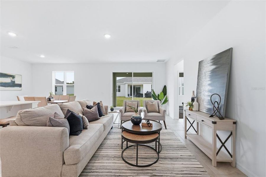 Furnished interior view inside a new home in Trinity Place, St. Cloud (Image 7).