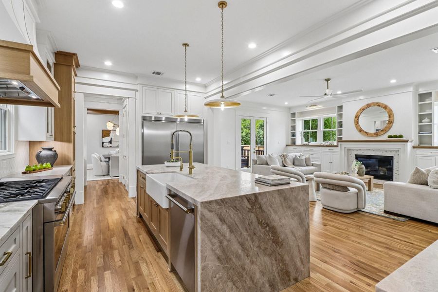 Furnished interior view inside a new home in , Houston (Image 6).
