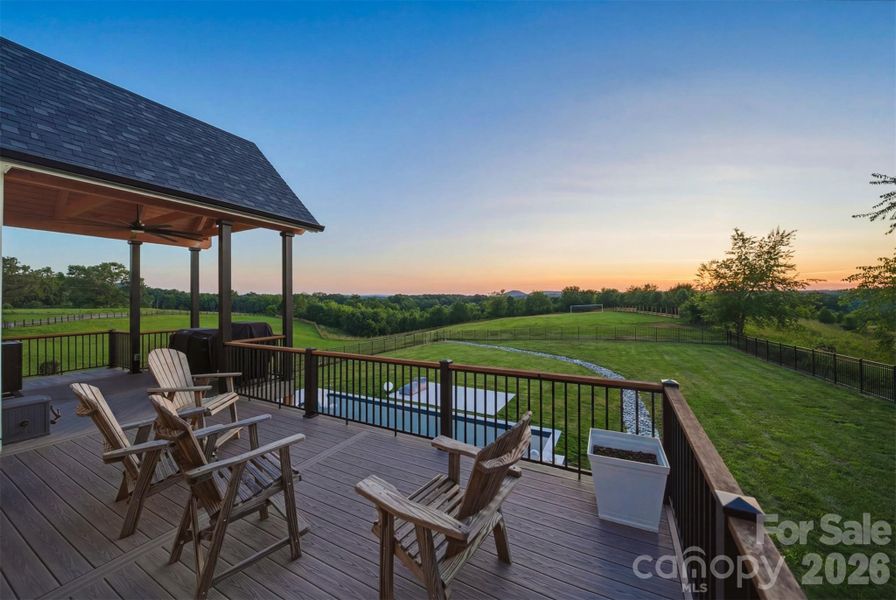 Exterior details and patio area of a home in , Hickory (Image 25).