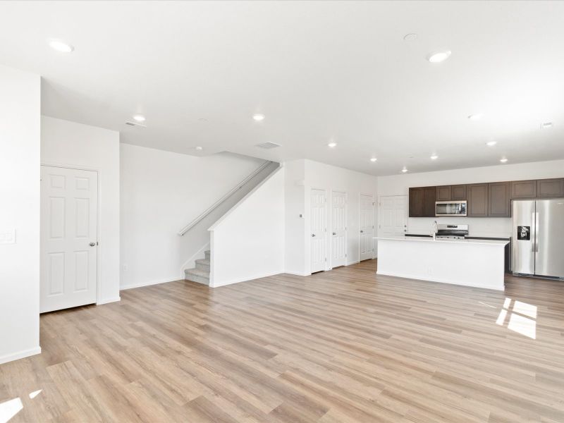 Spacious, unfurnished interior of a new home in Poudre Heights: The Meadow Collection, Windsor (Image 9).