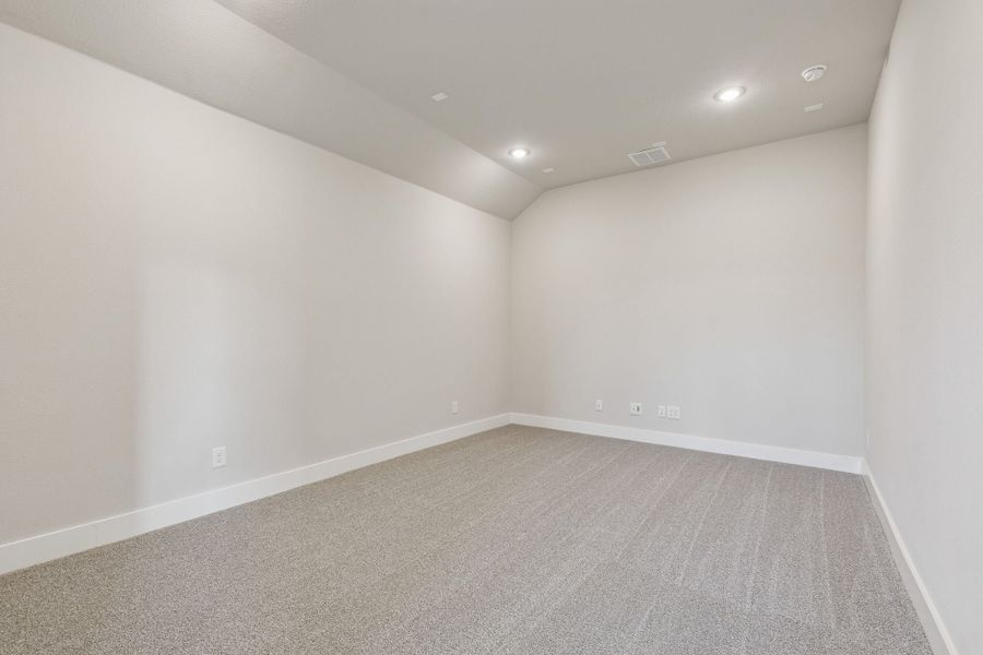 Representative unfurnished interior of a home built from the Halsted by Centre Living Homes in Ellis Ranch Estates, Waxahachie (Image 24).