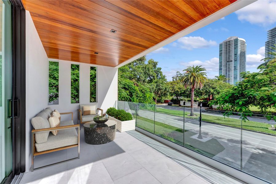 Exterior details and patio area of a home in , Miami (Image 42). Exterior details and patio area of a home in , Miami (Image 42).