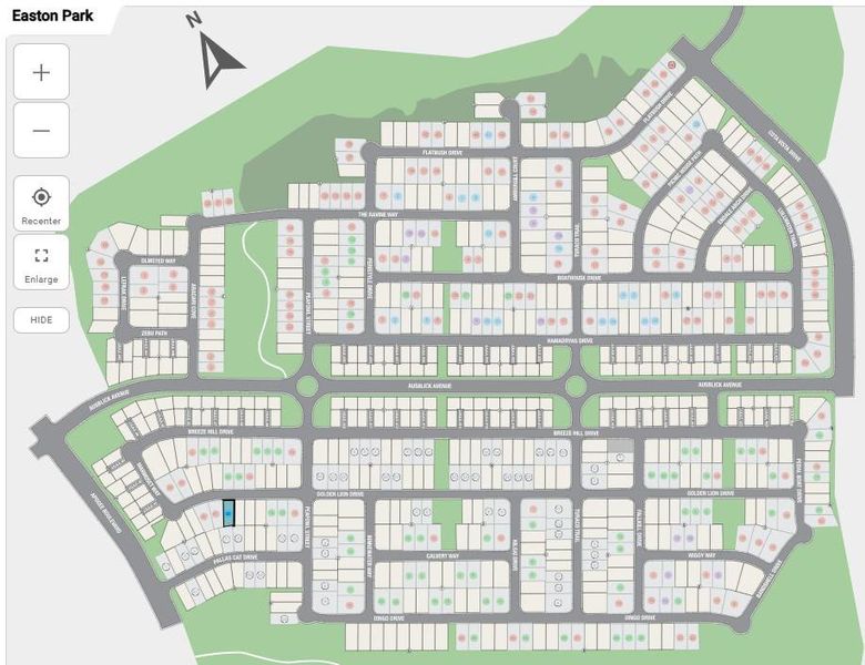 Easton Park Site Map Easton Park Site Map