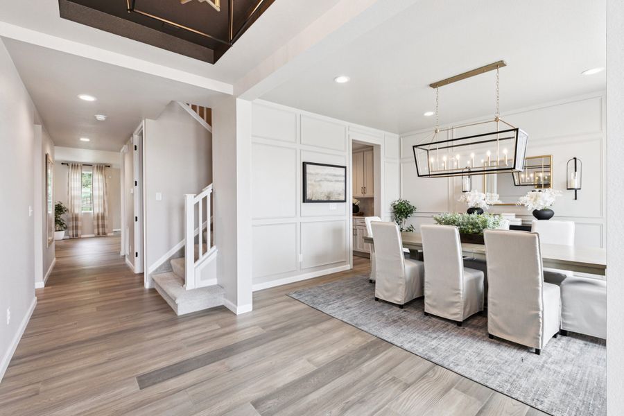 Representative furnished interior of a home built from the Silverton by Landsea Homes in Highlands Preserve, Mead (Image 48).