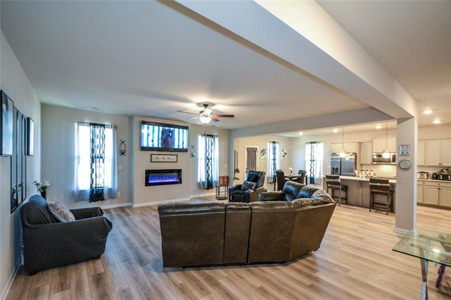 Furnished interior view inside a new home in , Locust Grove (Image 7).