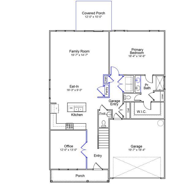 2D floor plan layout of this home in Dove Hollow, Chesnee, SC (Image 2). 2D floor plan layout of this home in Dove Hollow, Chesnee, SC (Image 2).