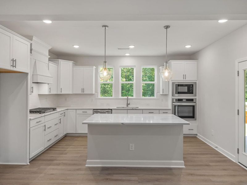 Furnished interior view inside a new home in Sage on North Main, Wake Forest (Image 4).