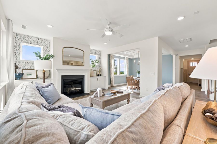 Representative furnished interior of a home built from the The Beech by Davidson Homes LLC in Montrose, Aberdeen (Image 11).