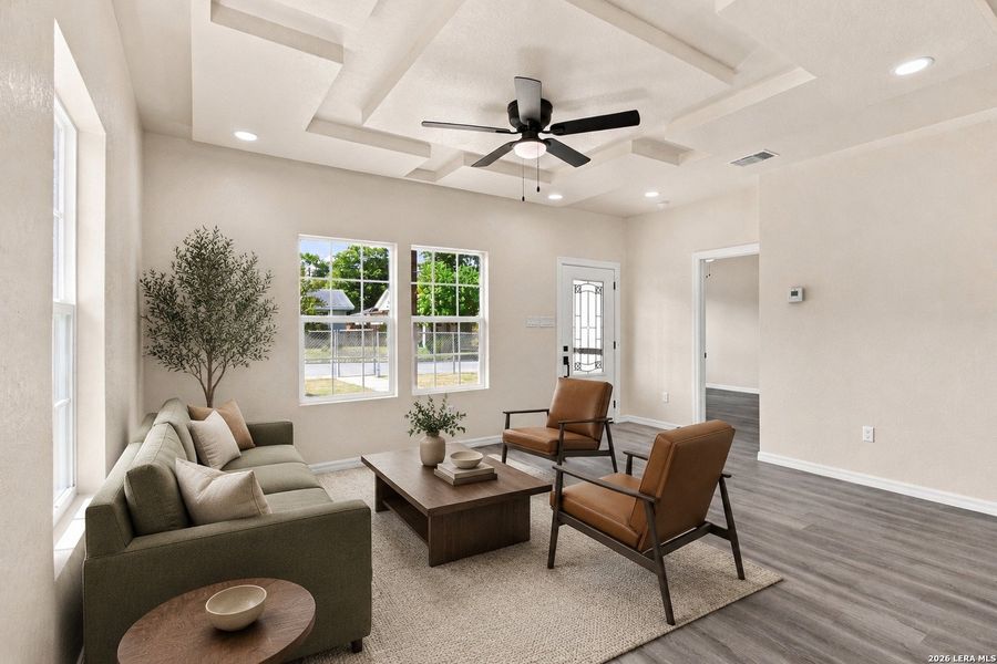 Furnished interior view inside a new home in , San Antonio (Image 8).
