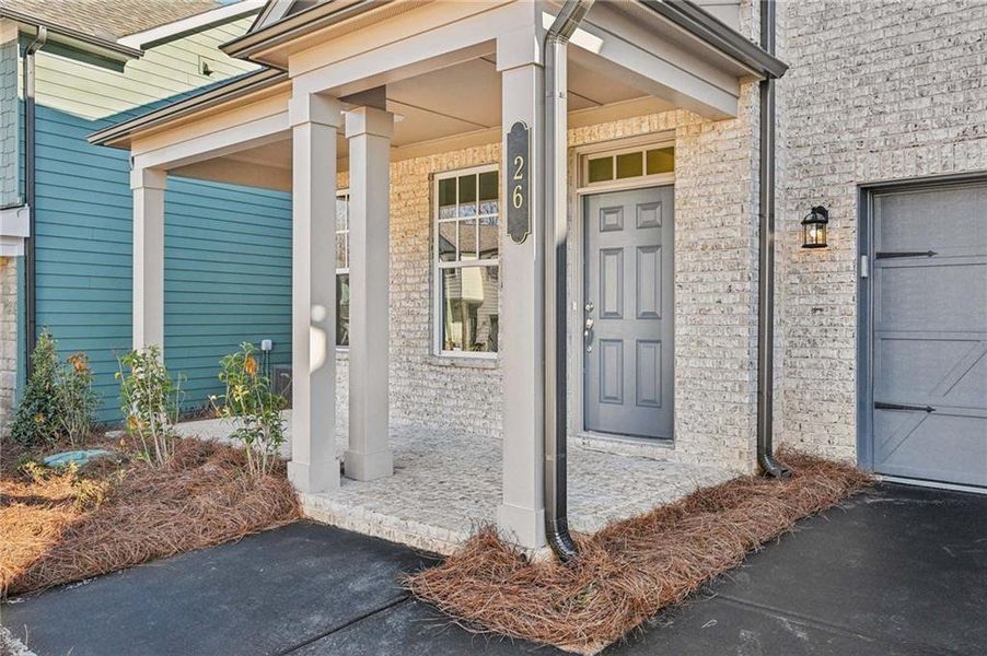 Exterior details and patio area of a home in Creekside, Dawsonville (Image 25). Exterior details and patio area of a home in Creekside, Dawsonville (Image 25).