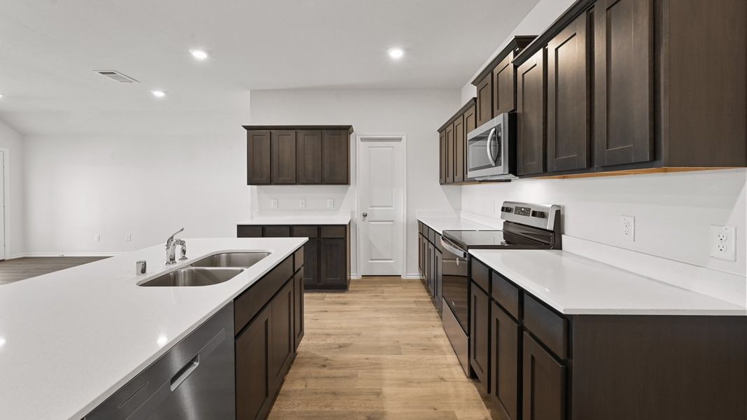 Representative furnished interior of a home built from the Holden by D.R. Horton in Whitewing Trails, Princeton (Image 5).