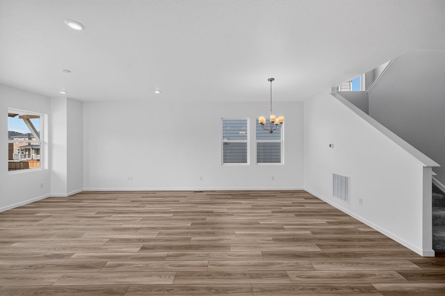 Spacious, unfurnished interior of a new home in Sky Ranch, Watkins (Image 16). Spacious, unfurnished interior of a new home in Sky Ranch, Watkins (Image 16).