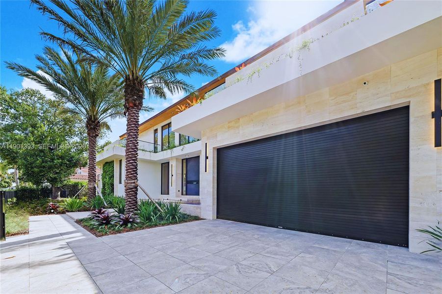 Exterior details and patio area of a home in , Miami (Image 3). Exterior details and patio area of a home in , Miami (Image 3).