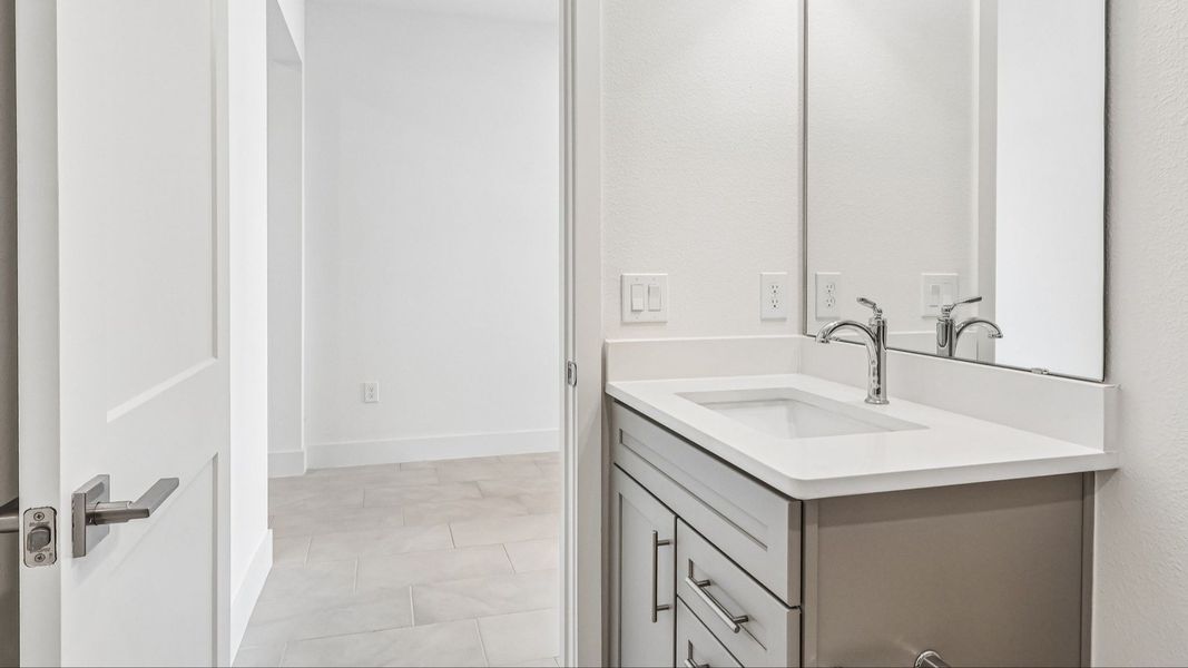 Representative furnished interior of a home built from the Longleaf by DRB Homes in Ardisia Park, New Smyrna Beach (Image 17).