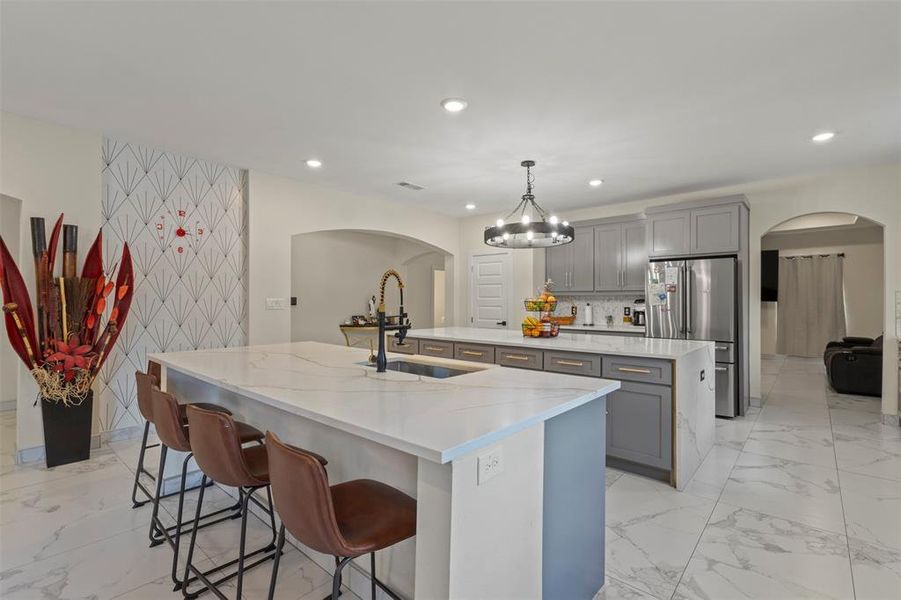 Furnished interior view inside a new home in , Balch Springs (Image 13).