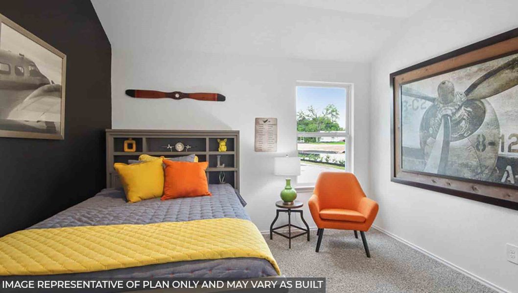 Furnished interior view inside a new home in Sunterra, Katy (Image 13).