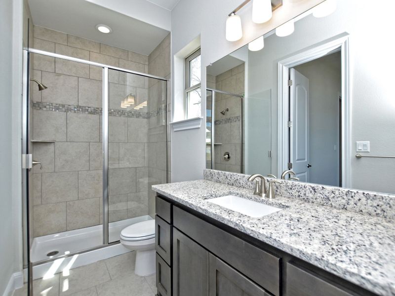 Representative furnished interior of a home built from the Siena III by Giddens Homes in Clearwater Ranch, Liberty Hill (Image 165).