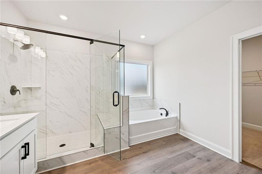Furnished interior view inside a new home in River Pointe, Monroe (Image 17).