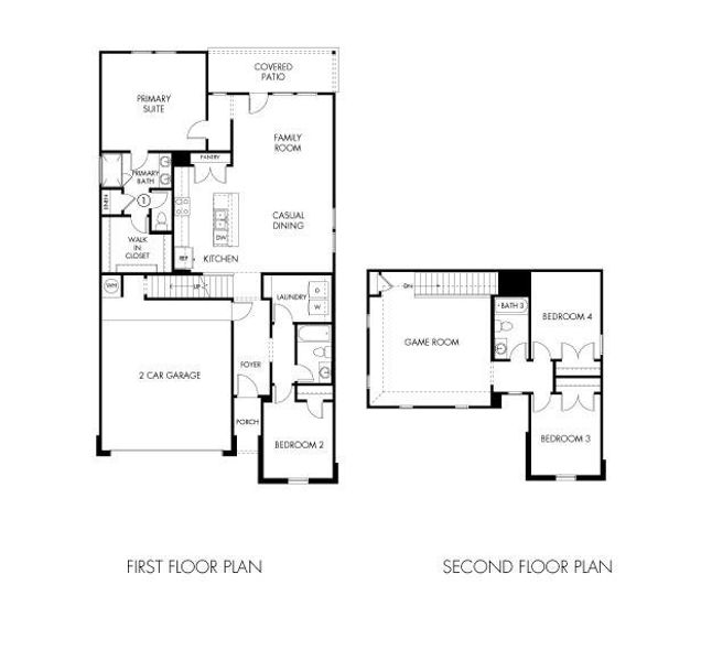 2D floor plan layout of this home in Heights of Barbers Hill, Mont Belvieu, TX (Image 2). 2D floor plan layout of this home in Heights of Barbers Hill, Mont Belvieu, TX (Image 2).