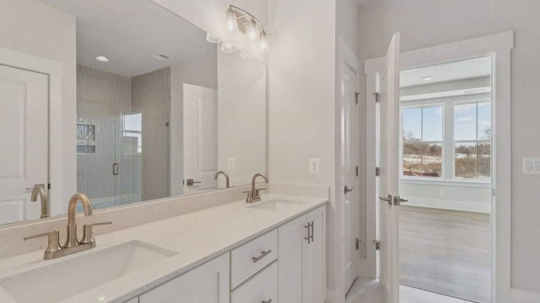 The Awaken Plan by DRB Elevate in Brook Run, Fort Mill SC - Bathroom 1