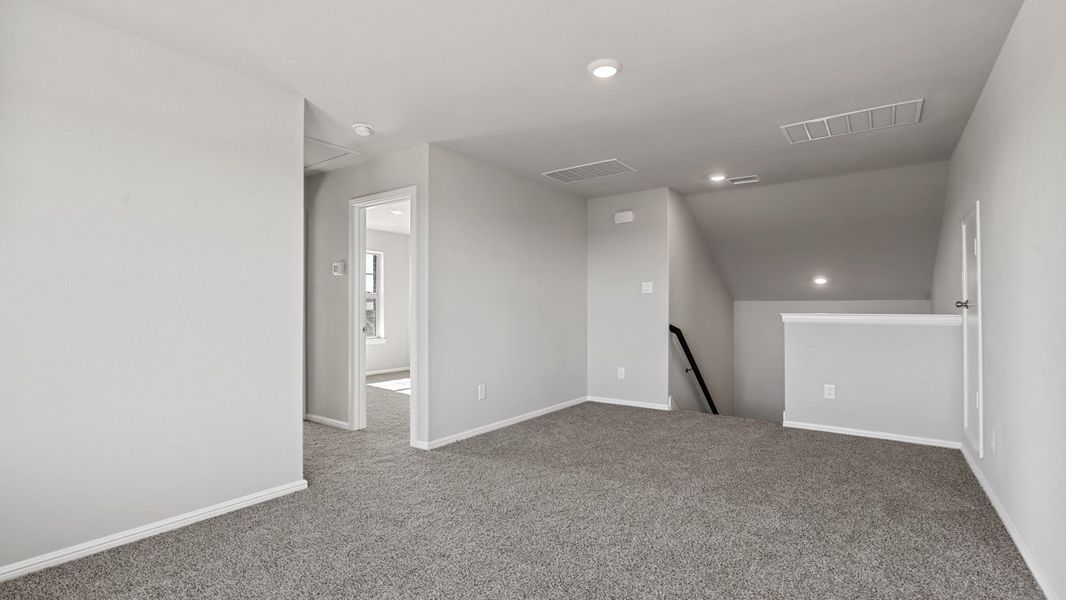 Representative unfurnished interior of a home built from the Midland by D.R. Horton in The Hills at Reunion, Newark (Image 28). Representative unfurnished interior of a home built from the Midland by D.R. Horton in The Hills at Reunion, Newark (Image 28).