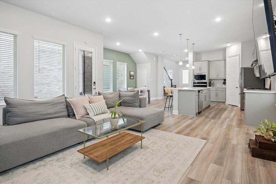 Furnished interior view inside a new home in Bayside, Rowlett (Image 13).