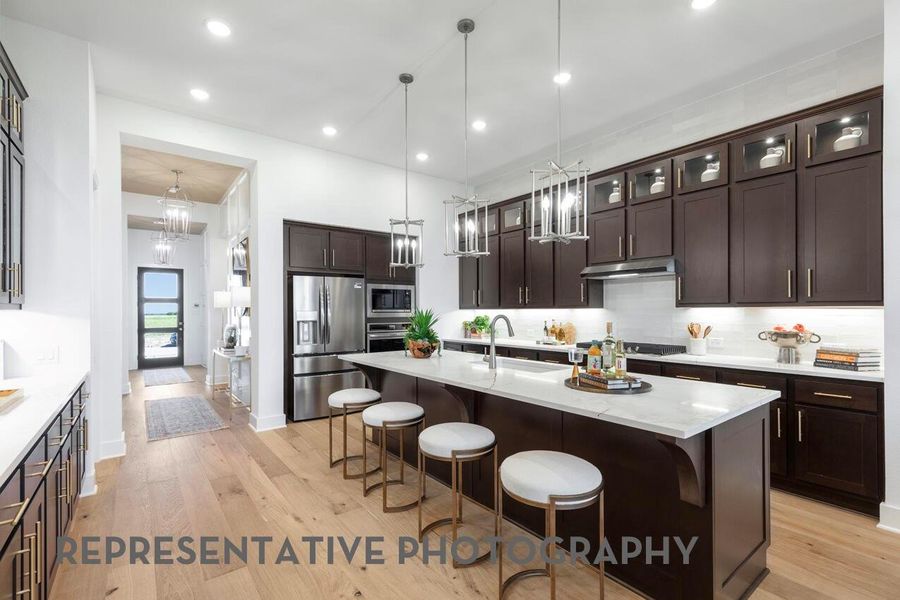 Furnished interior view inside a new home in COLTON, Todd Mission (Image 9).
