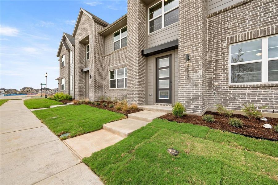 With a turfed front yard and stylish entry, you'll be proud to welcome family and friends into your beautiful new home!