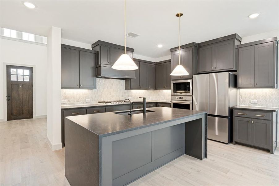 Furnished interior view inside a new home in , McKinney (Image 6).