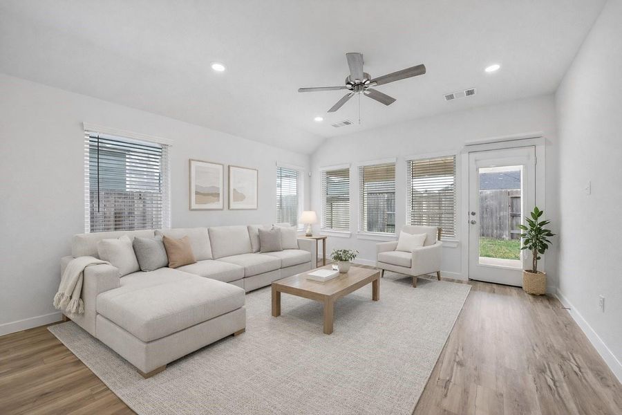 Furnished interior view inside a new home in , Hockley (Image 14).