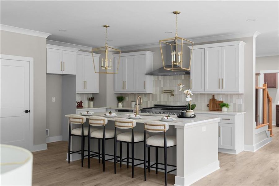 Furnished interior view inside a new home in , Lilburn (Image 43).