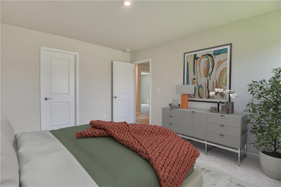 Furnished interior view inside a new home in Annsbury Park, Lilburn (Image 14).