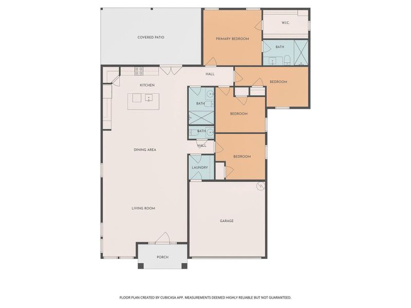 2D floor plan layout of this home in , Livingston, TX (Image 5).