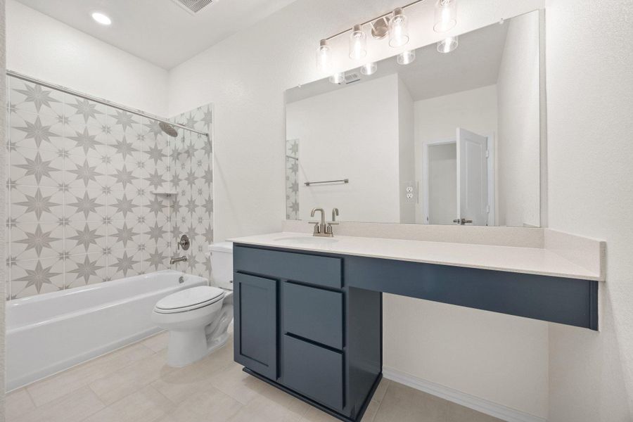 Furnished interior view inside a new home in Salerno - Classic Collection, Round Rock (Image 13). Furnished interior view inside a new home in Salerno - Classic Collection, Round Rock (Image 13).