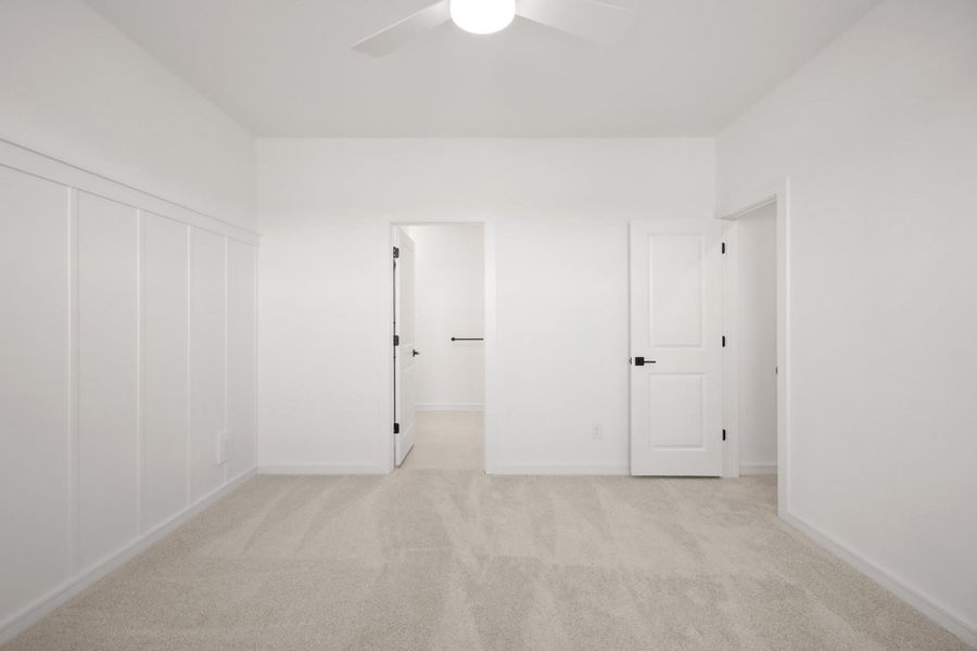 Tranquil primary suite (*Photo not of actual home and used for illustration purposes only.)