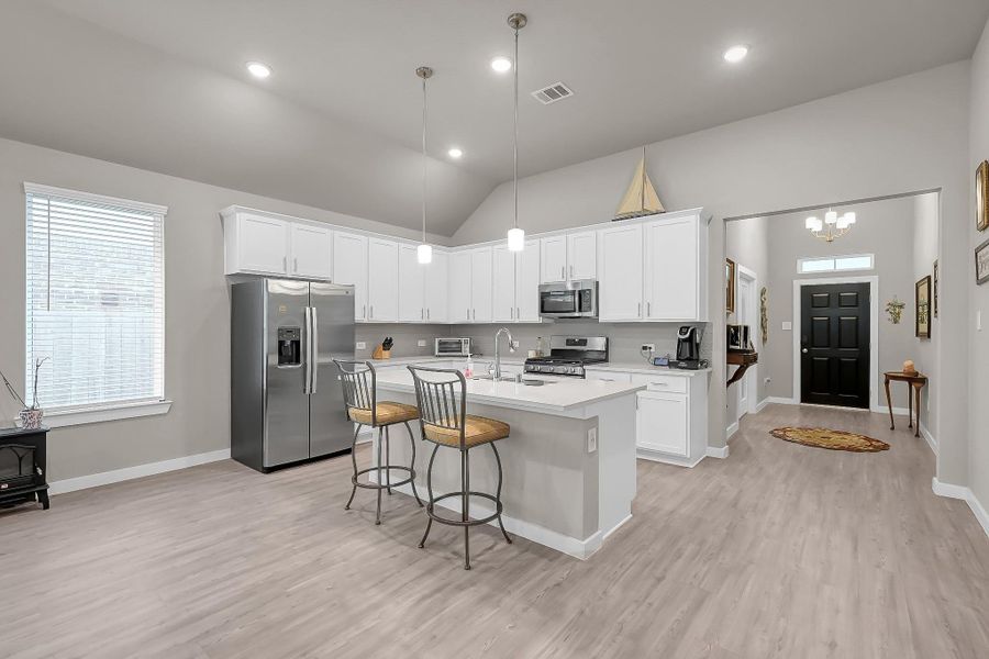 Furnished interior view inside a new home in Moran Ranch, Willis (Image 22). Furnished interior view inside a new home in Moran Ranch, Willis (Image 22).
