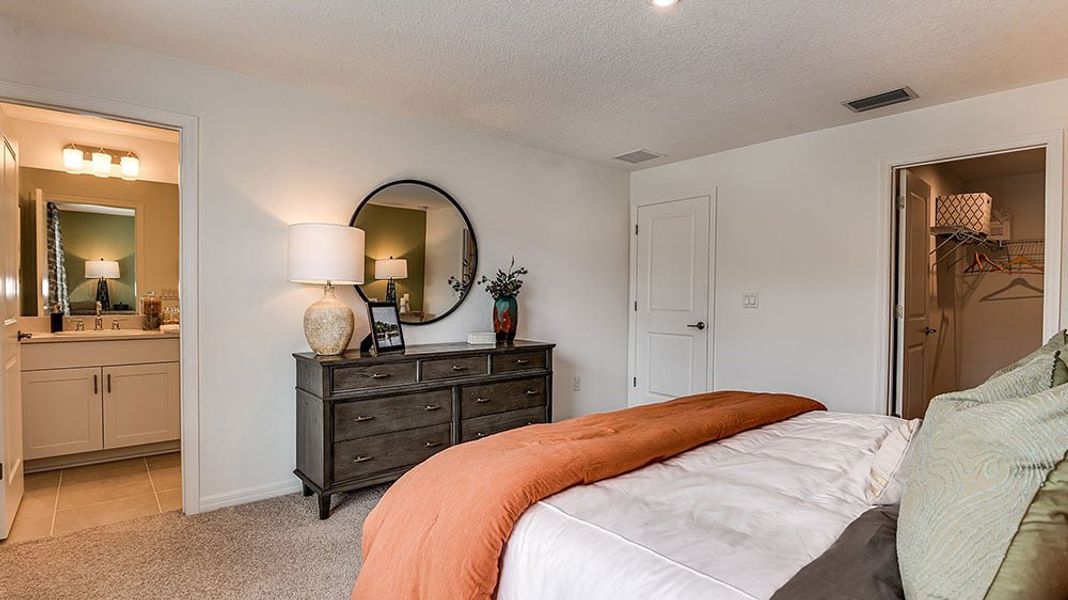 Representative furnished interior of a home built from the Marigold by Taylor Morrison in The Townhomes at Skye Ranch, Sarasota (Image 10).