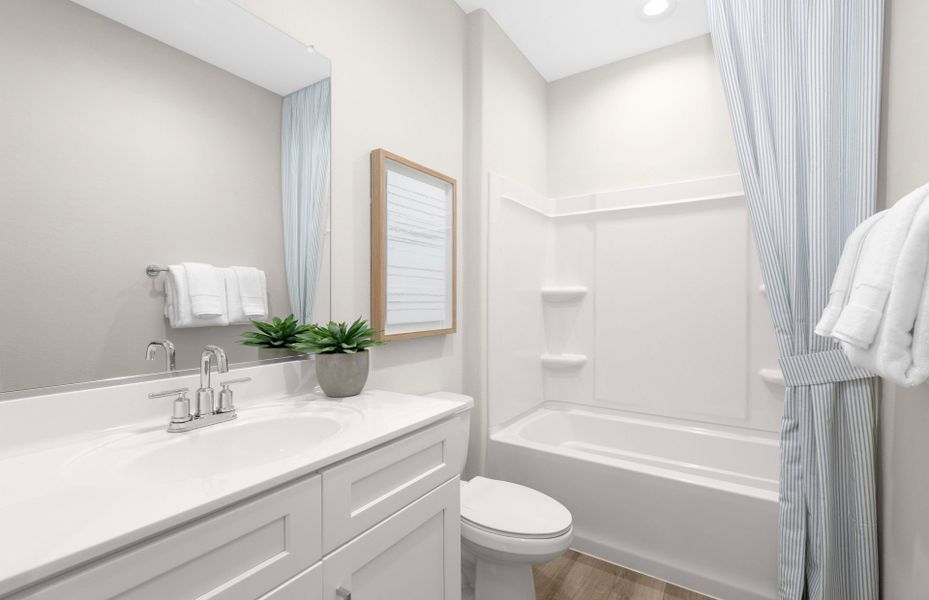 Representative furnished interior of a home built from the Hummingbird by Pulte Homes in Alamar, Tolleson (Image 16). Representative furnished interior of a home built from the Hummingbird by Pulte Homes in Alamar, Tolleson (Image 16).