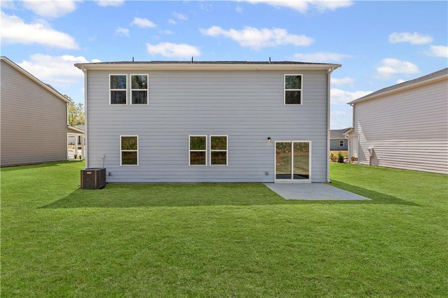 Front exterior of a new home in Avery Ridge, Gainesville, GA, highlighting curb appeal (Image 2). Front exterior of a new home in Avery Ridge, Gainesville, GA, highlighting curb appeal (Image 2).