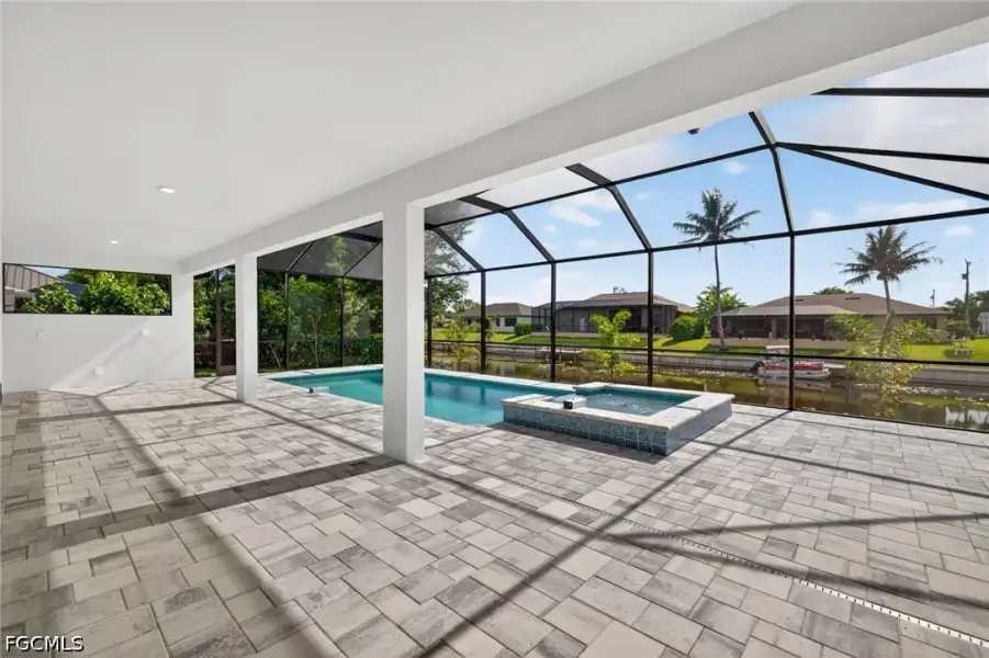 Exterior details and patio area of a home in Cape Coral, Cape Coral (Image 22).