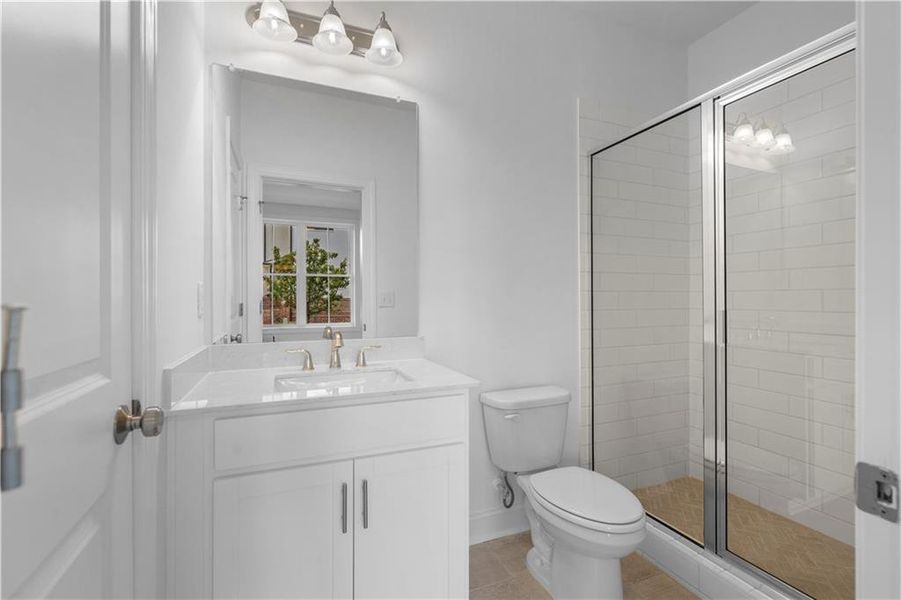 Furnished interior view inside a new home in , Buford (Image 3).