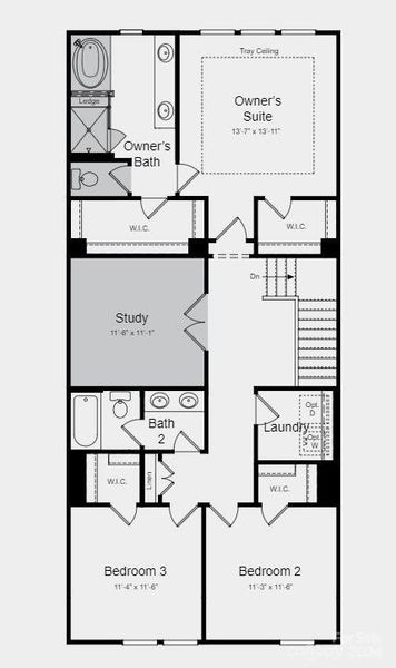 Structural options added:  Tray ceiling at owner's suite, study in place of loft, gourmet kitchen and owner's bath 2.